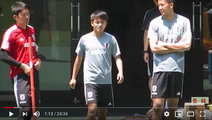 【サッカー日本代表】練習風景動画の見どころをピックアップ